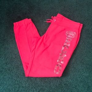 ecko : red sweatpants